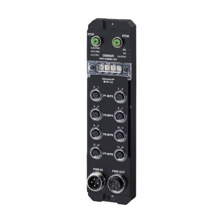 Omron NXR-ILM08C-EIT NXRILM08CEIT OMRON NXR Series IO-Link Master Unit IP67, 8 ports, EtherNet/IP